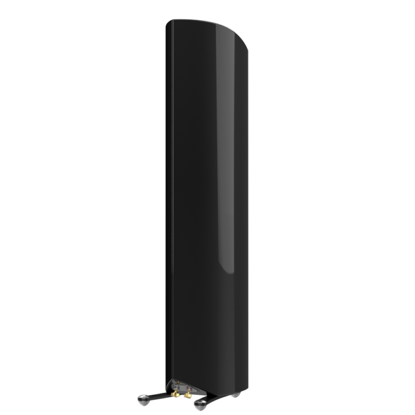 Back view of J605, 3-way hi-fi loudspeaker with binding posts